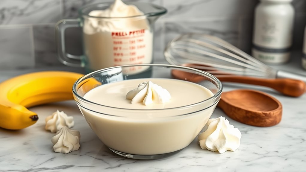prepare high protein pudding