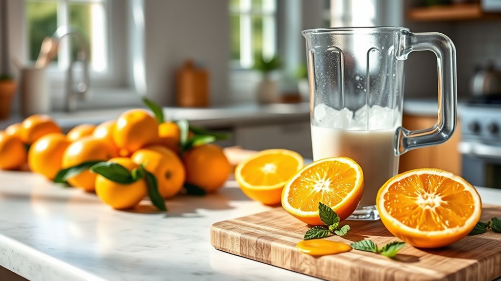 prepare ingredients for blending