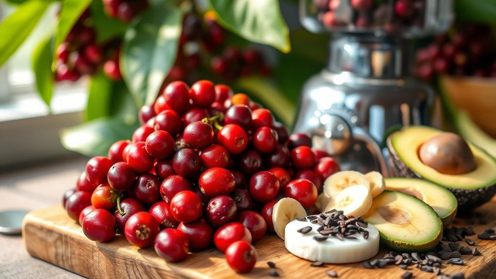 prepare ingredients for blending