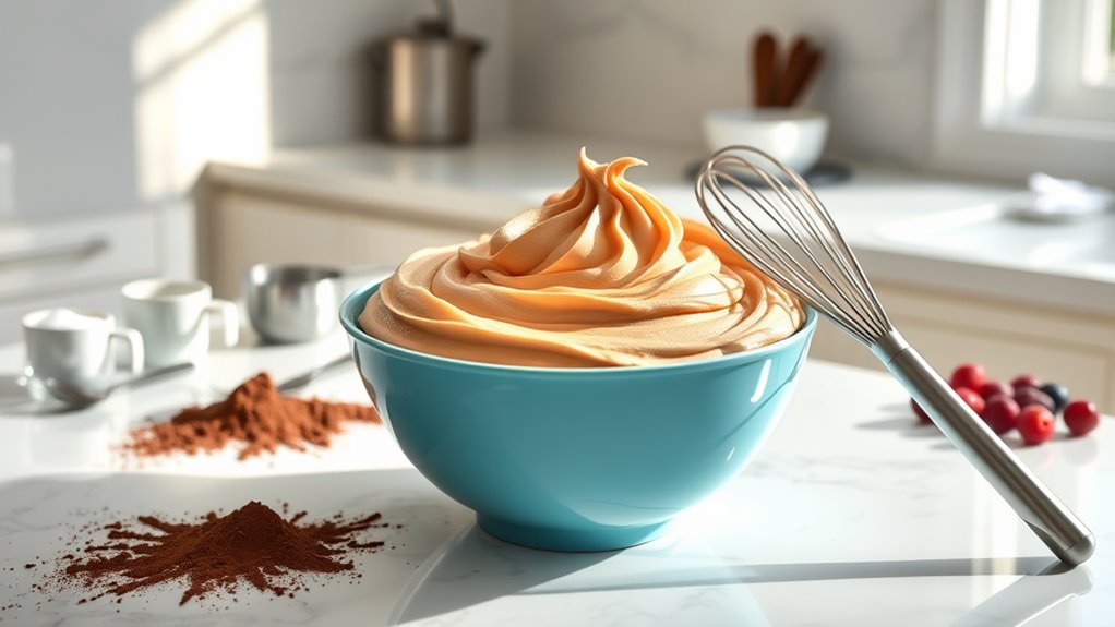 prepare ingredients for frosting