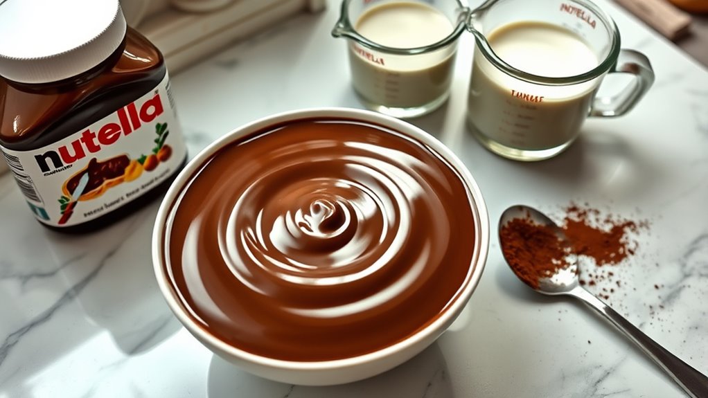prepare ingredients for pudding