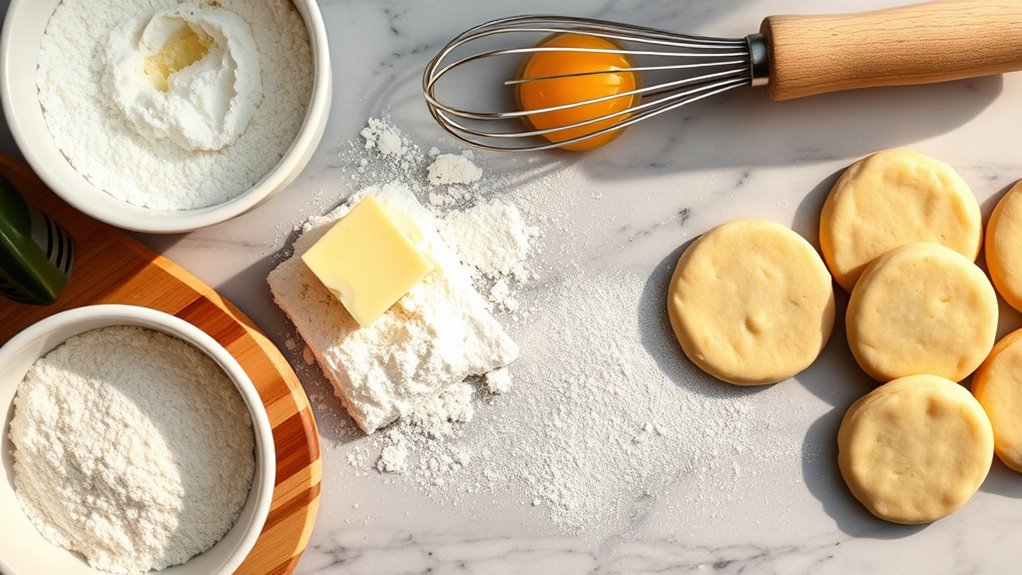 prepare ingredients mix gently