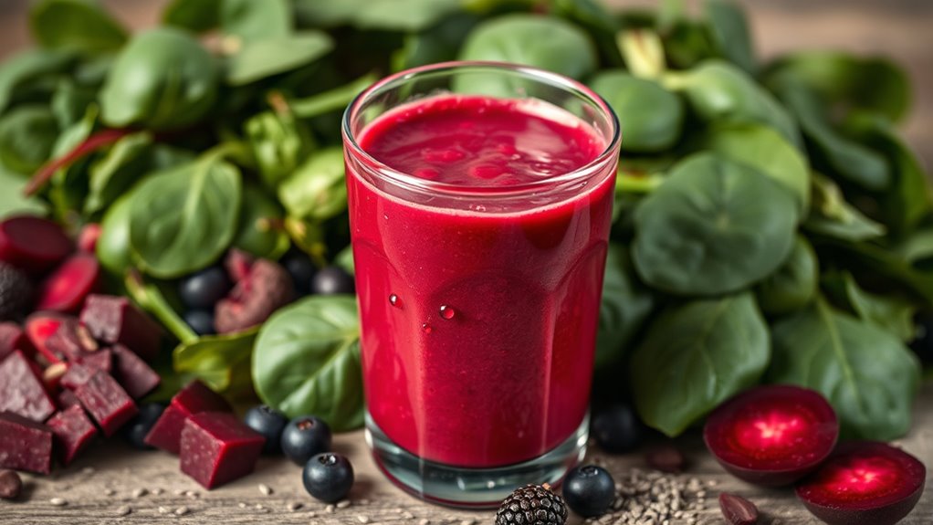 prepare nutritious beetroot smoothie