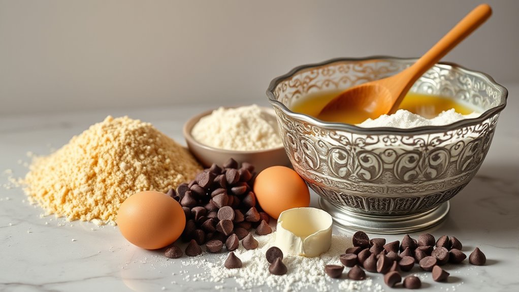 prepare workspace and ingredients