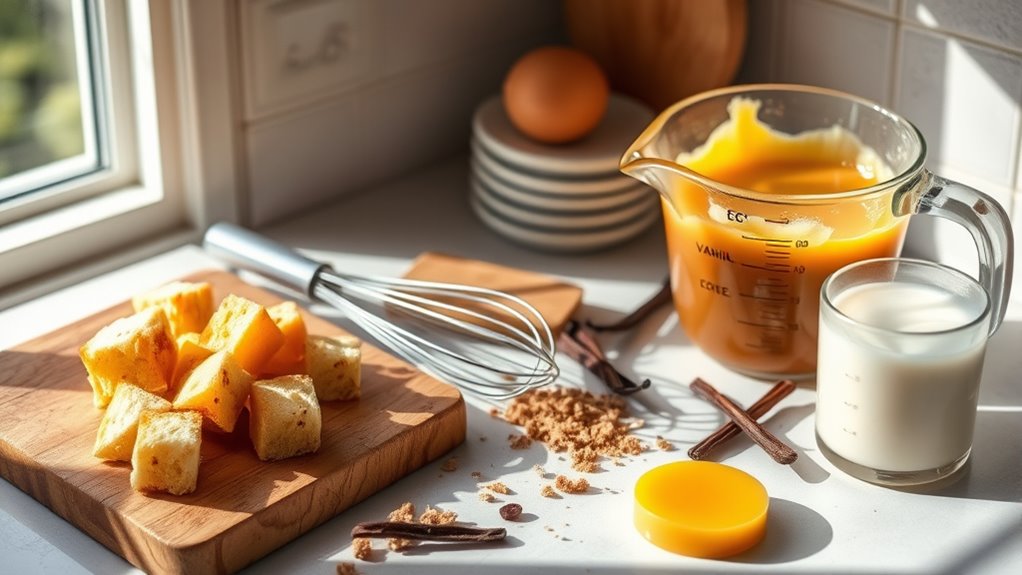 prepare workspace mix ingredients