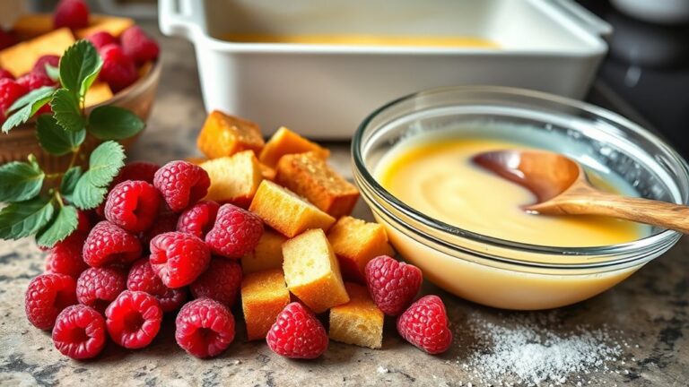 raspberry bread pudding recipe