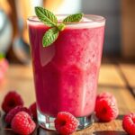 raspberry smoothie preparation instructions