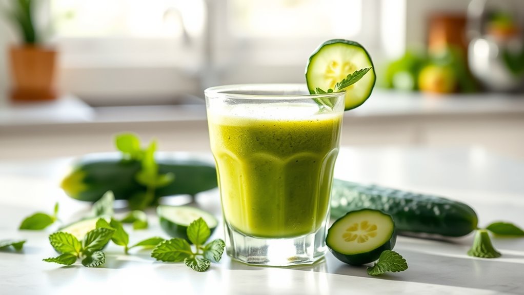 refreshing cucumber smoothie recipe