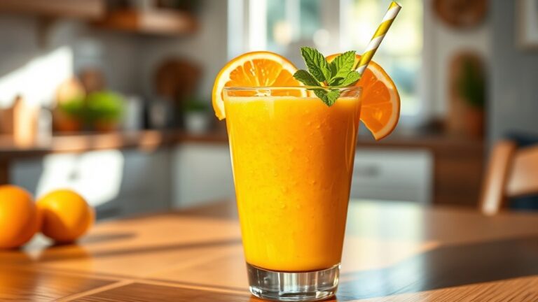 refreshing orange smoothie recipe