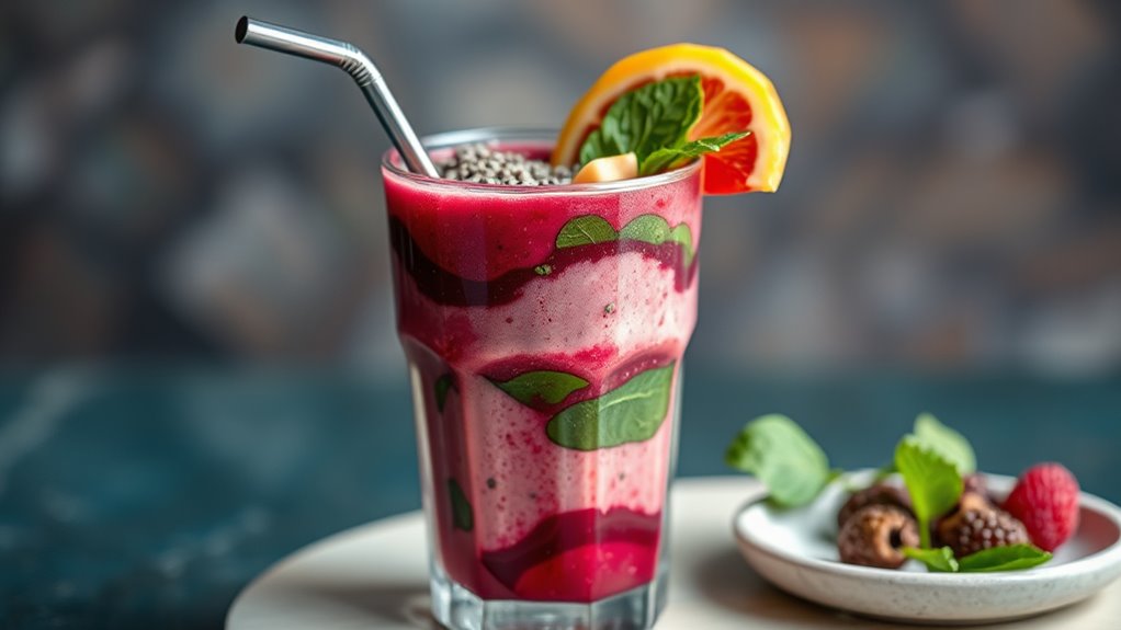serve chilled enhance presentation