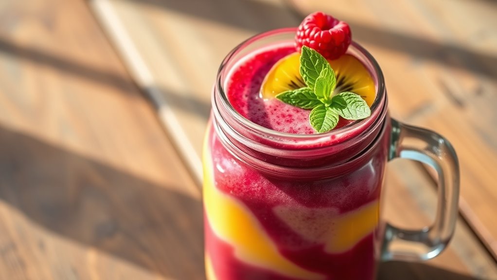 serve chilled garnish creatively