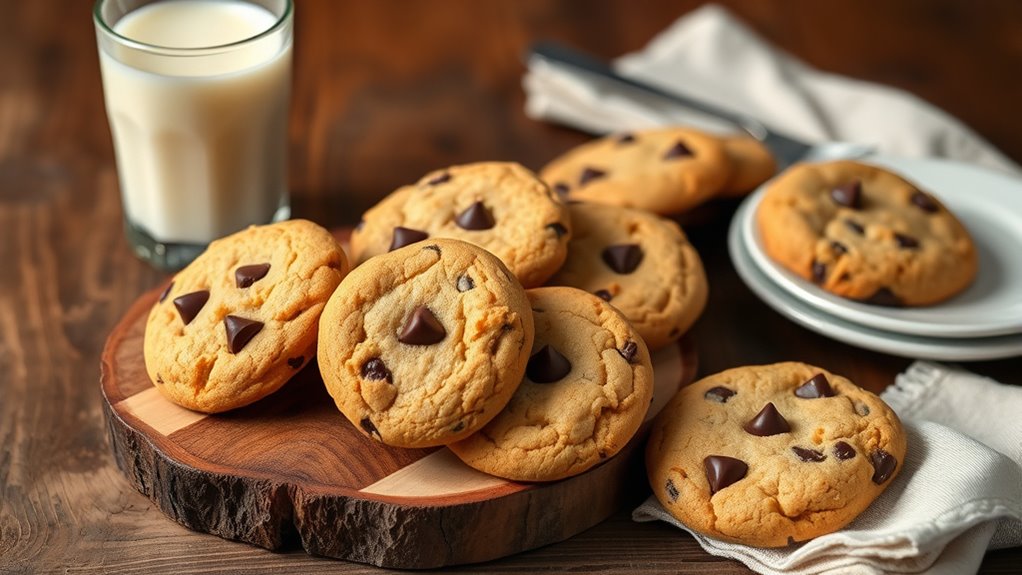 serve cooled cookies elegantly