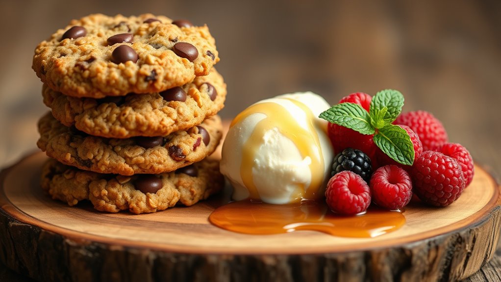 serve cowboy cookies creatively