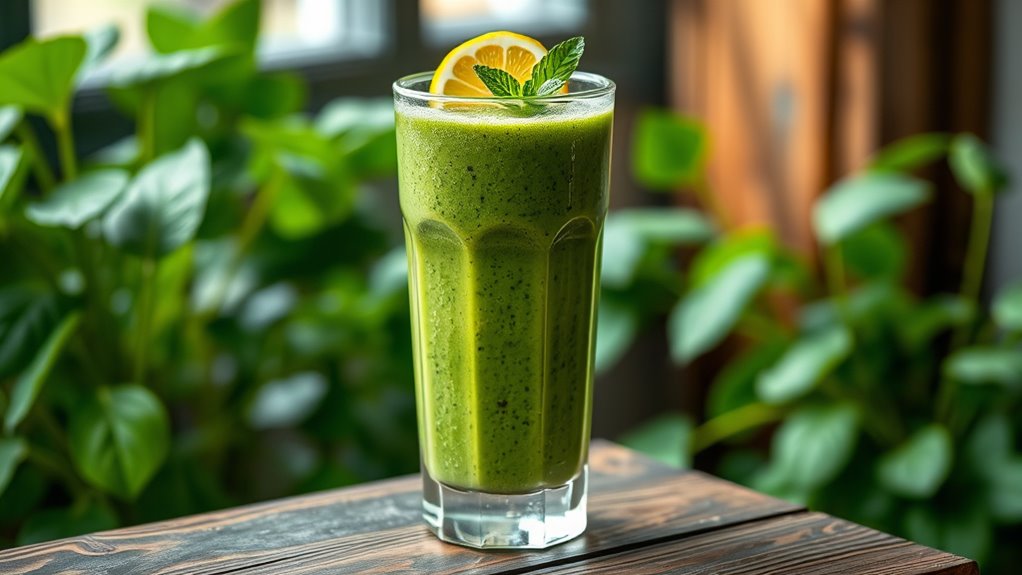 serve fresh vibrant smoothies