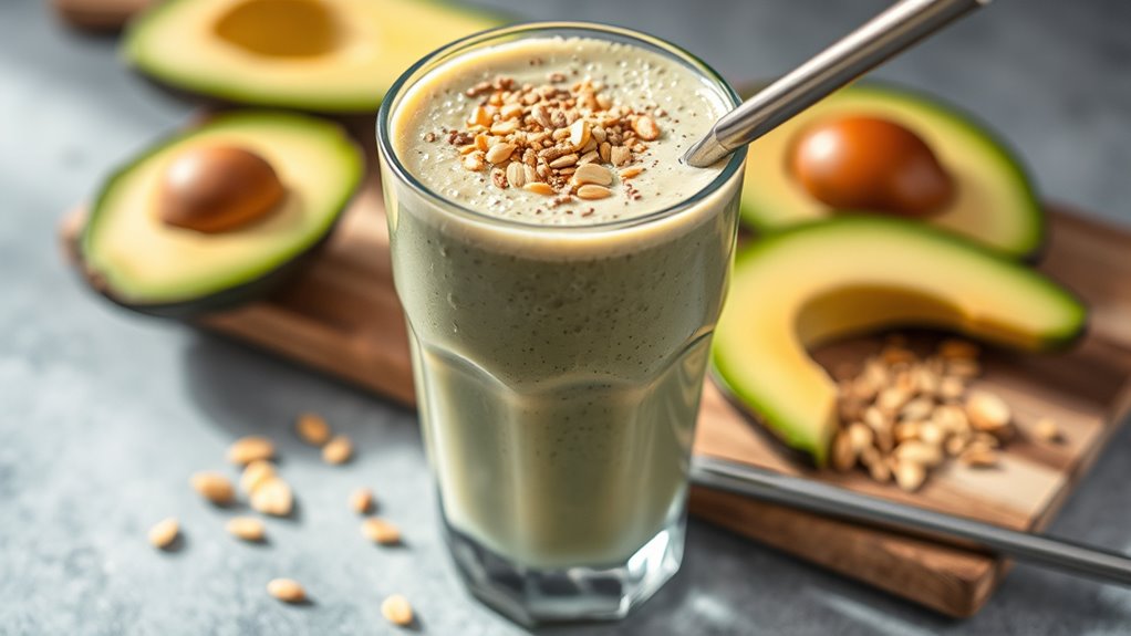 serve keto smoothie thoughtfully
