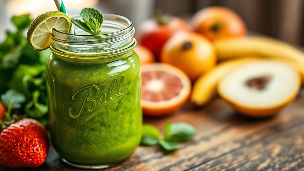 serve smoothies chilled elegantly