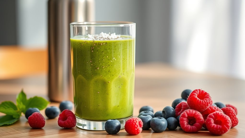 serve smoothies for enjoyment