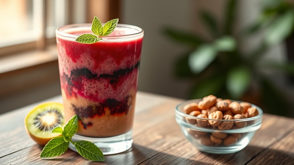 serve smoothies for enjoyment