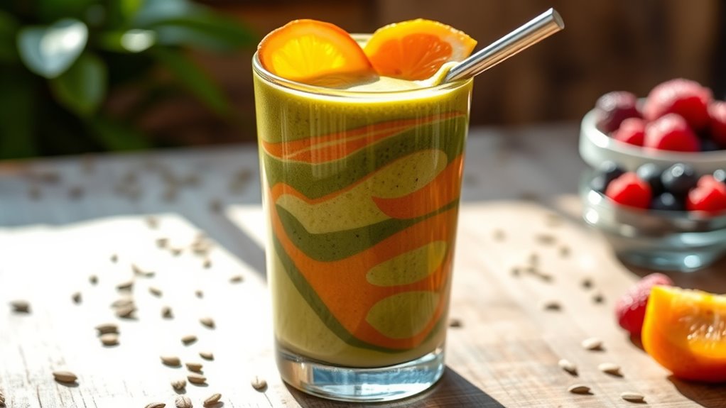 serve smoothies for freshness