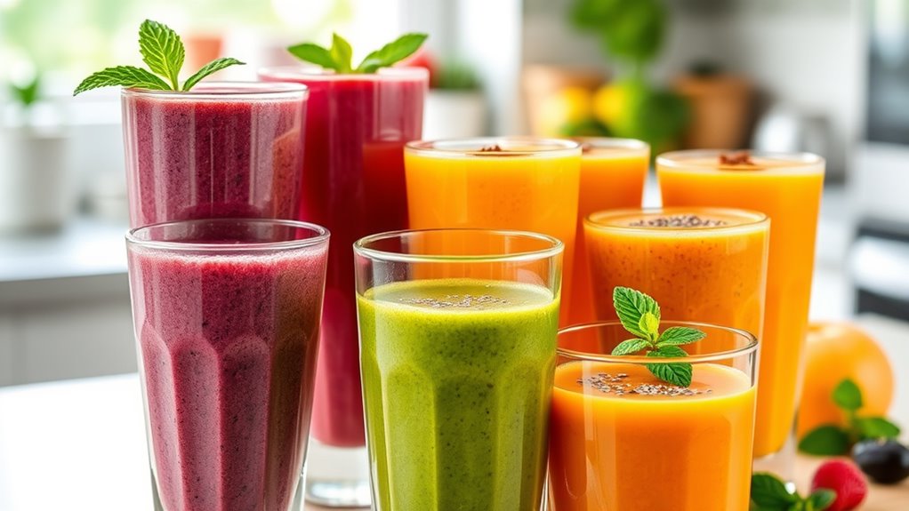 serve smoothies for freshness