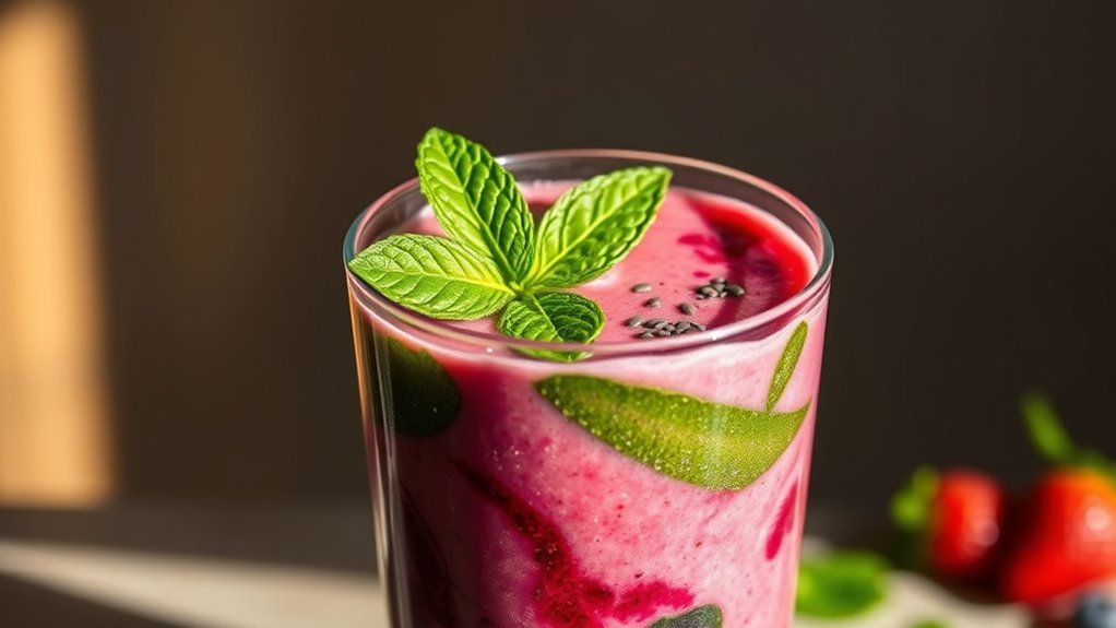 serve smoothies with care