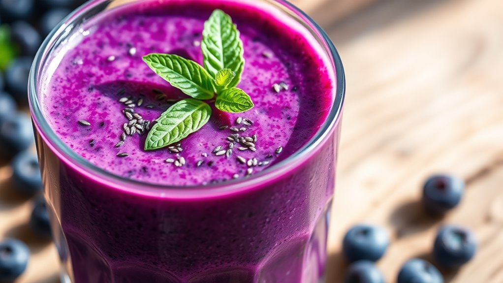 serve smoothies with flair
