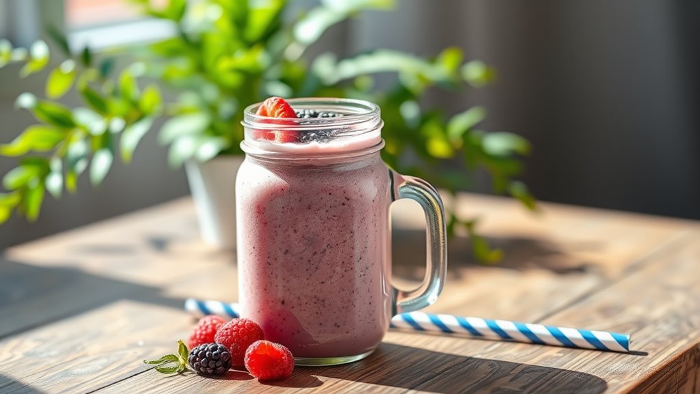 serve smoothies with style