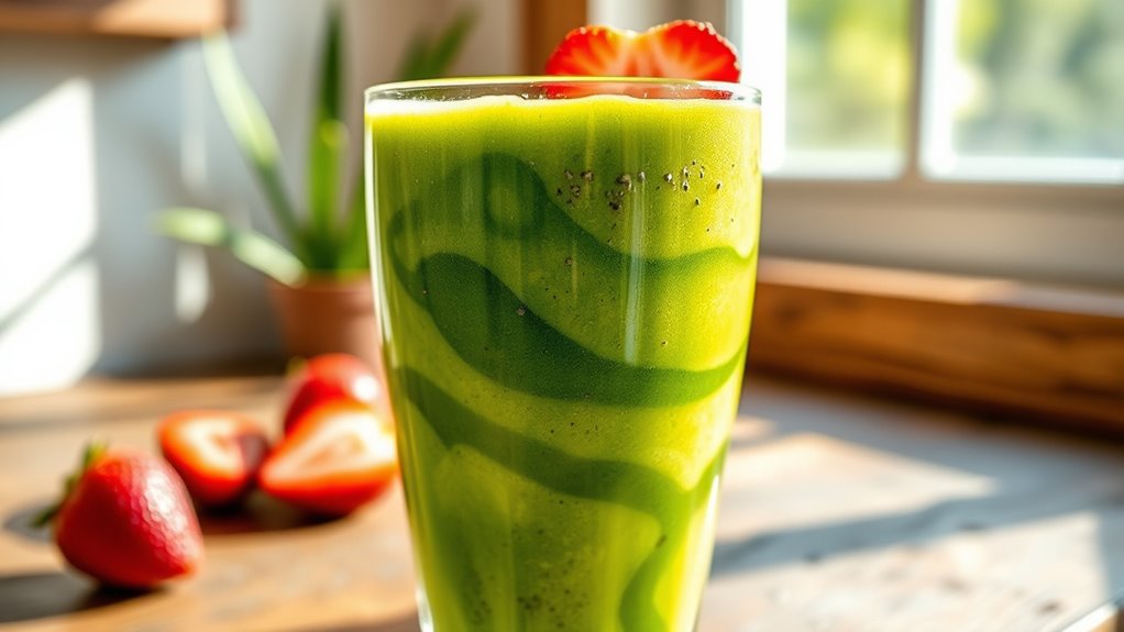 serve smoothies with style