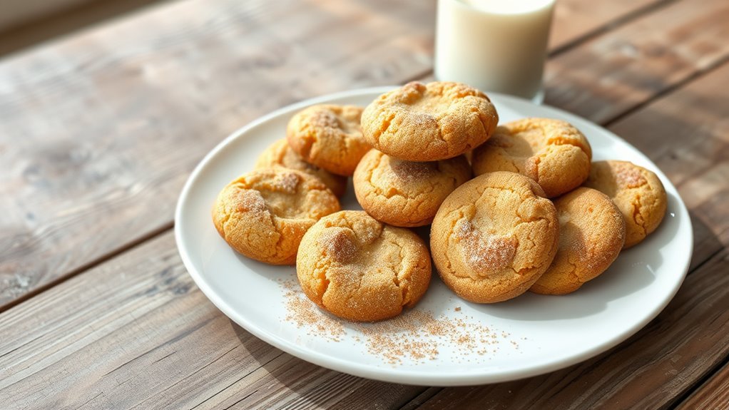 serve snickerdoodles with style