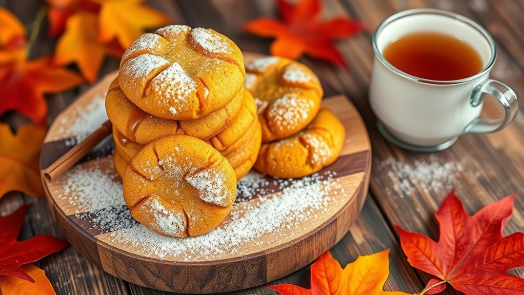 serve with autumnal flair