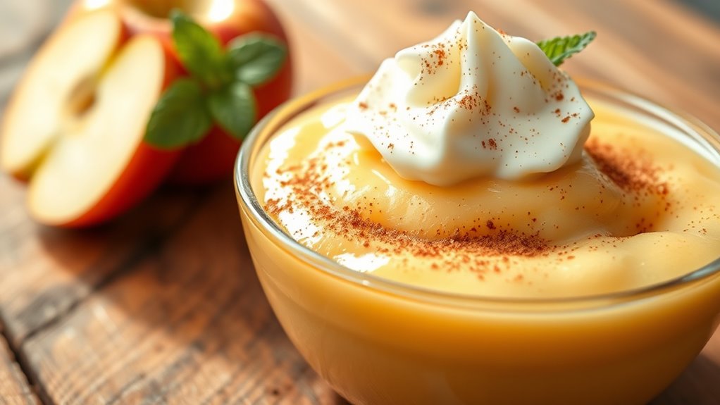 serve with cinnamon and cream