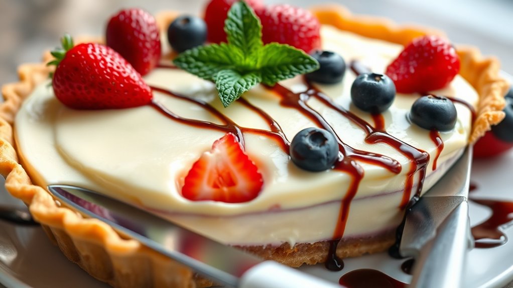 serve with garnishes creatively