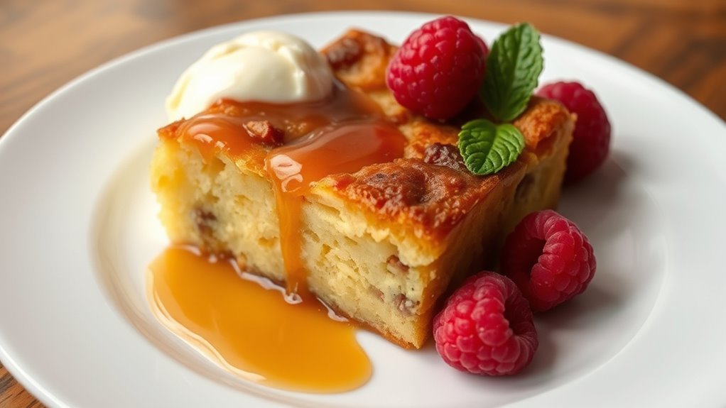 serve with sweet toppings