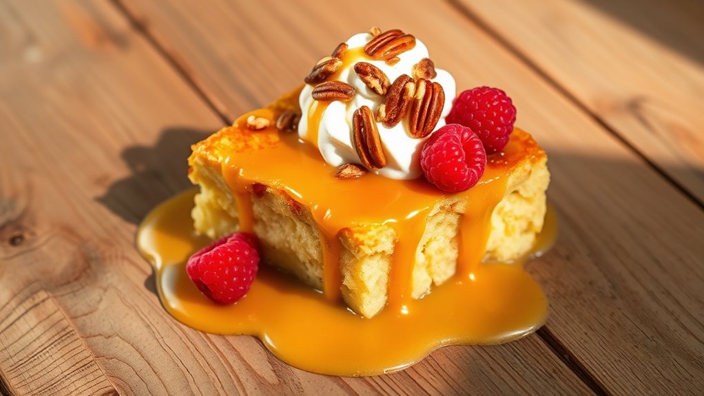 serve with whipped cream