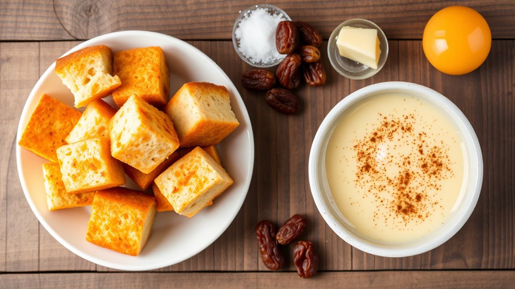 simple bread pudding ingredients