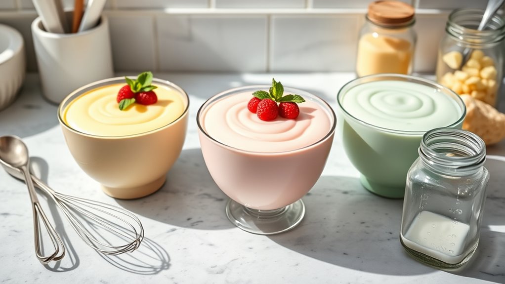 simple corn starch pudding