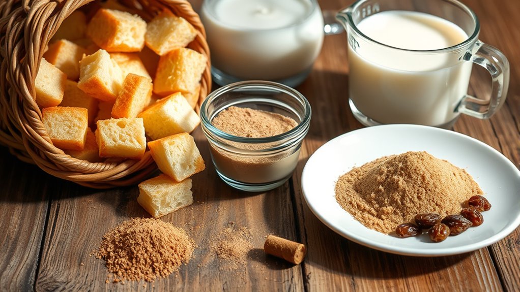 simple ingredients for pudding