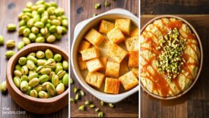 simple pistachio bread pudding