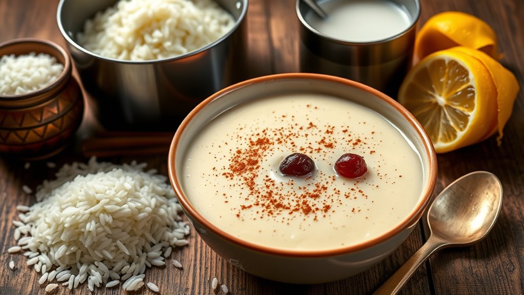 simple spanish rice pudding