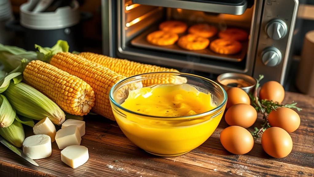 slowly bake creamy pudding