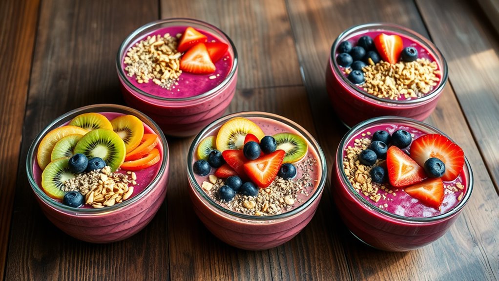 smoothie bowl preparation steps