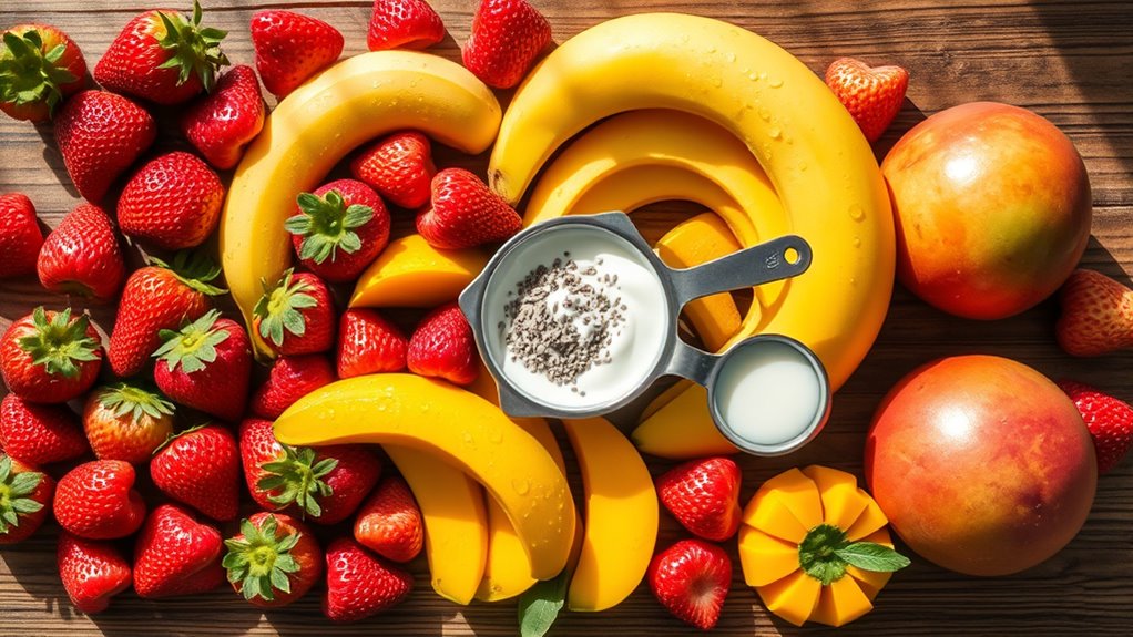 smoothie ingredients and proportions