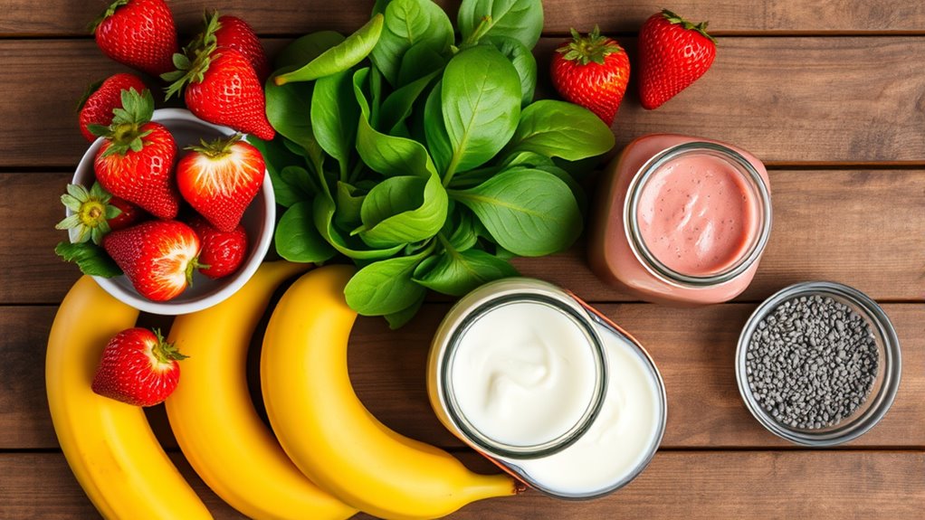 smoothie ingredients and quantities