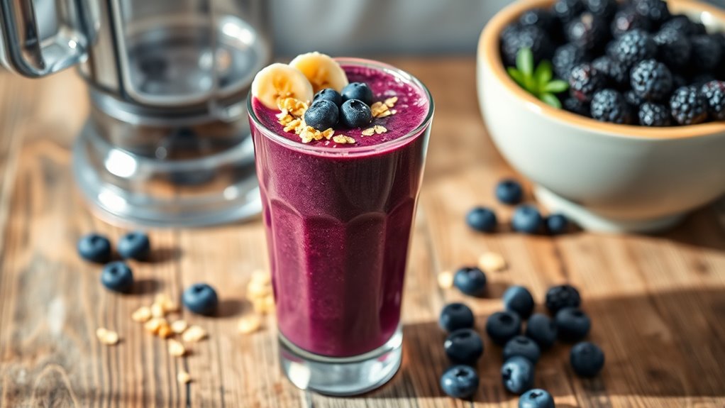 smoothie preparation for consistency