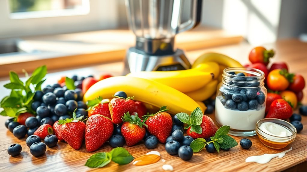 smoothie preparation for flavor
