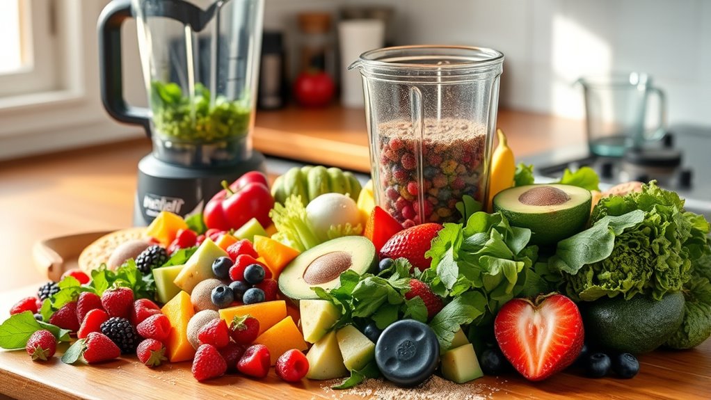 smoothie preparation for nutrition