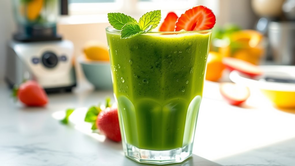 smoothie preparation for nutrition