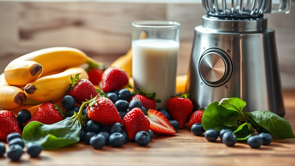 smoothie preparation step by step