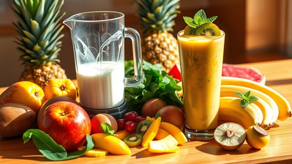 smoothie preparation steps outlined