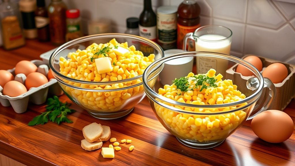 soulful corn pudding preparation